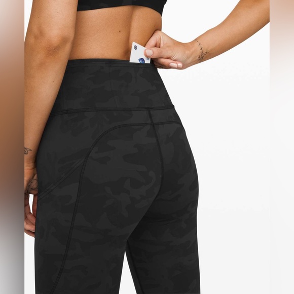 lululemon athletica Pants - Women’s Lululemon Fast and Free Tight Legging 31" Incognito Camo Multi Grey